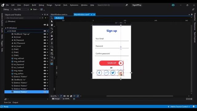 WPF Tutorial : XAML UI design in Visual studio blend 2019 | Pop Up Animation | C# WPF смотреть онлайн