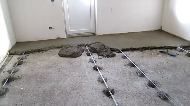 Стяжка чистового пола (очень простой способ)