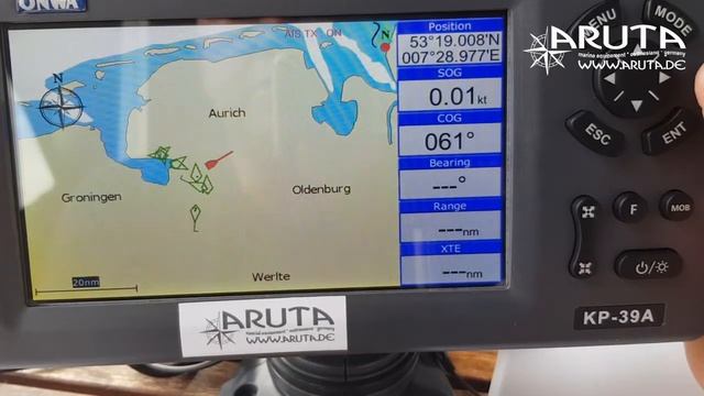 Empfangtest an AIS Transponder Chartplotter Kartenplotter GPS Navigator Combo ONWA KP 39A www aruta смотреть онлайн