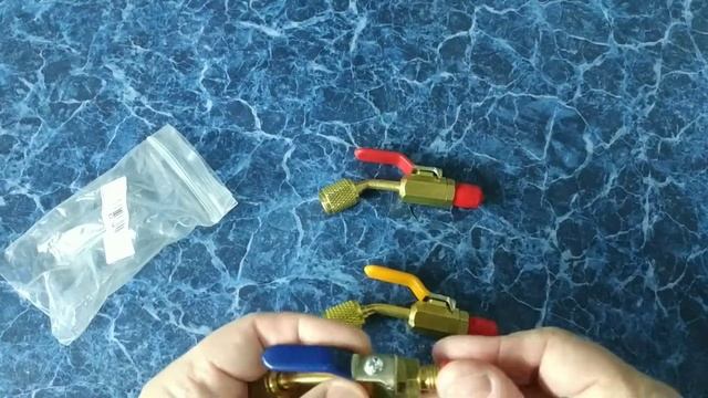 Unboxing:Air Conditioning Refrigerant 3PCS Color Coded R410A R134A Shut Valves for AC HVAC смотреть онлайн