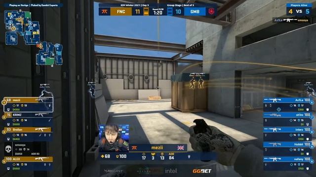 ЧТО ЗА МАТЧ?! - Gambit vs Fnatic | IEM Winter 2021 (CS:GO) смотреть онлайн