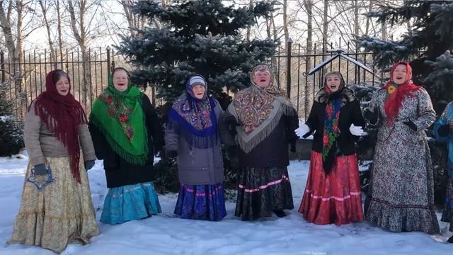 фольк-студия Вечора "У нас на столе..." смотреть онлайн