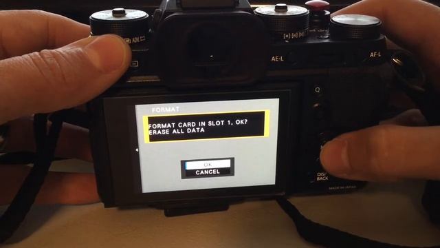 How to format Sd card on Fujifilm Xt2 смотреть онлайн