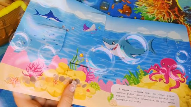 Читаем необычную книжку про "Моря и океаны" смотреть онлайн