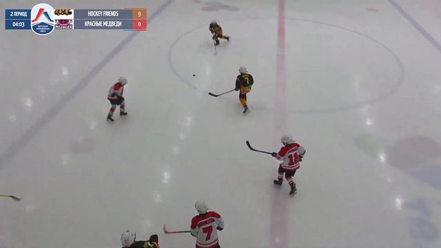 Хоккей Френдс 14 - Красные Медведи 14 / Детская Хоккейная Лига смотреть онлайн