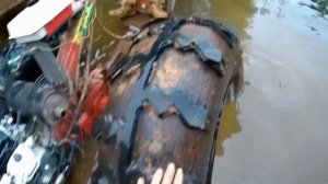 МОТОБЛОК НА ОБОДРЫШАХ. Вездеход агрос на обдирышах  кф-97 Tillers on 39 wheels