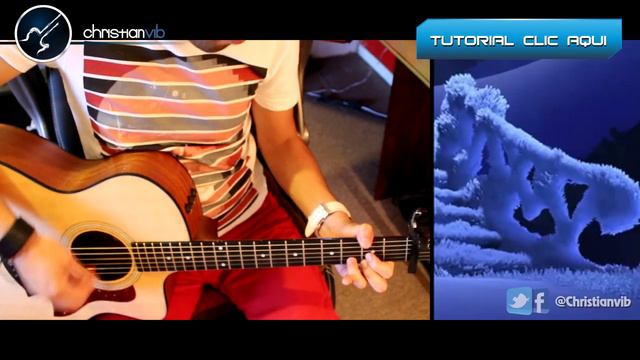 Let It Go Cover Guitar Tutorial Demo FROZEN Acoustic смотреть онлайн