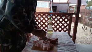 Как замариновать антрекоты из свинины, рецепт!