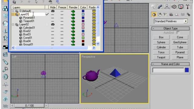 Работа со слоями в 3d max смотреть онлайн