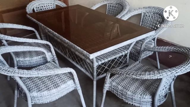 Rattan Stol Stul Va Tuxum Kachela / Раттан стол стул ва тухум качела