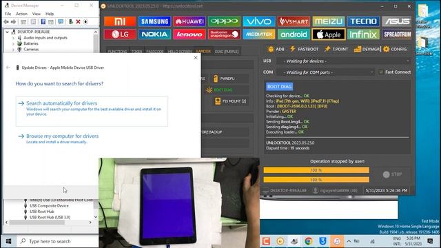 Bypass iCloud iPad 2019/7th Gen/A2197 iOS 16.5 iPad locked to owner смотреть онлайн