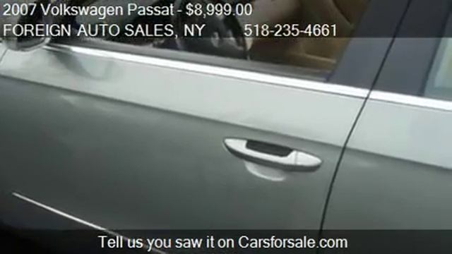 2007 Volkswagen Passat 2.0T for sale in TROY, NY 12182 at FO смотреть онлайн