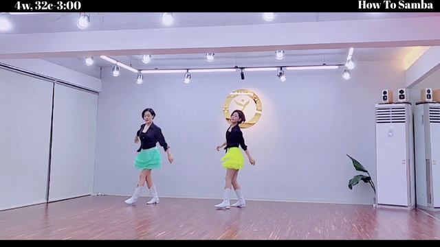 [블라썸]How To Samba-Line dance||하우 투 삼바 라인댄스 смотреть онлайн