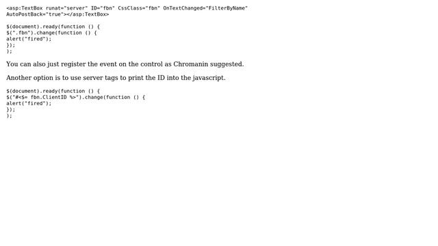Sharepoint: Asp.Net textbox TextChanged event is not firing in sharepoint page (4 Solutions!!) смотреть онлайн