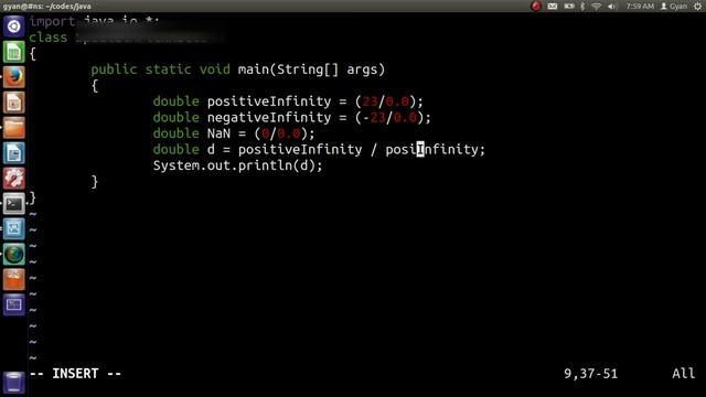 Java Arithmetic Operators With NaN and Infinity as Operands смотреть онлайн
