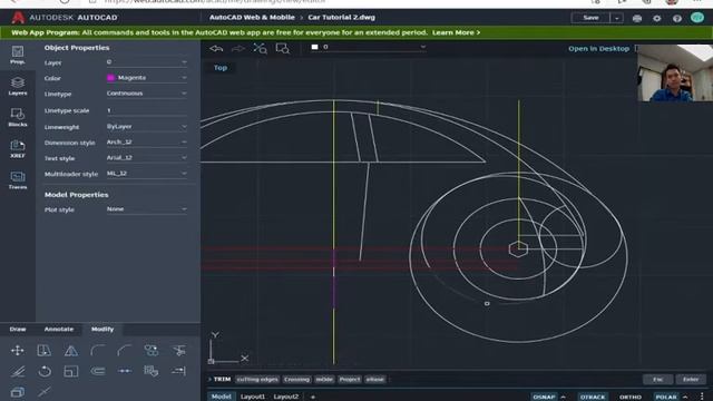AutoCAD Car Part 2 смотреть онлайн
