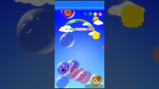 лопать шарики игра для детей сюрпризом животных звуки