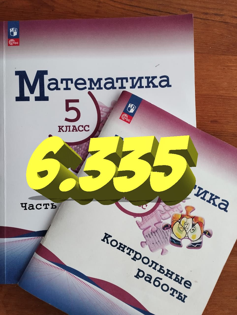 математика 5 класс номер 6.335