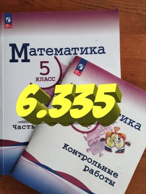 математика 5 класс номер 6.335