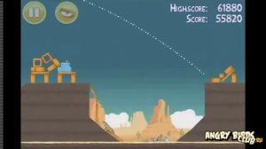 Прохождение Angry Birds на 3 Звезды: Локация 14 Уровни 1-5