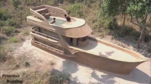 Индусы построили удивительный  дом в виде корабля!