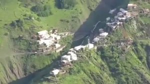 Восхитительные красоты Цахурской  Долины с высоты птичьего полета. с. Цахур, Дагестан,  Россия.