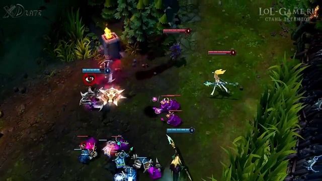 [LoL] Обзор чемпиона - Квин и Вэлор, Крылья Демасии смотреть онлайн
