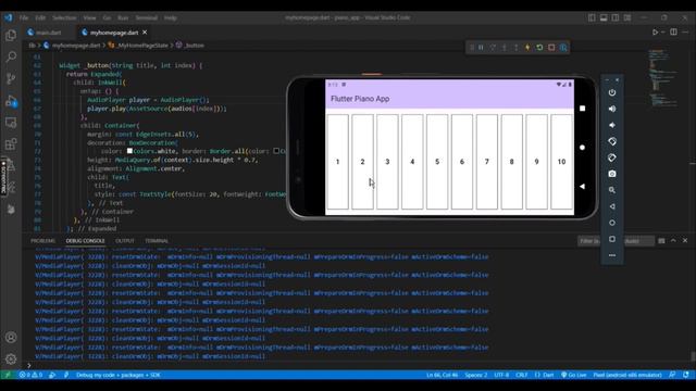 Demo of Piano app in flutter #flutter #piano #app #android #development #coding смотреть онлайн