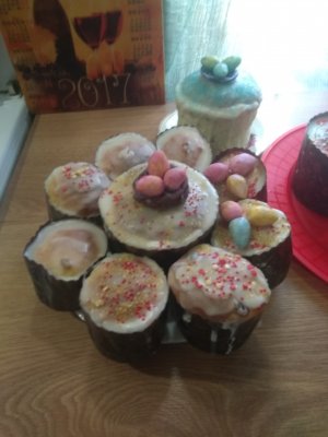 Куличи на пасху. Александровский пасхальный кулич