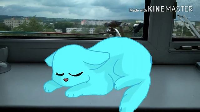 Котик. Первая проба рисовать на телефоне смотреть онлайн