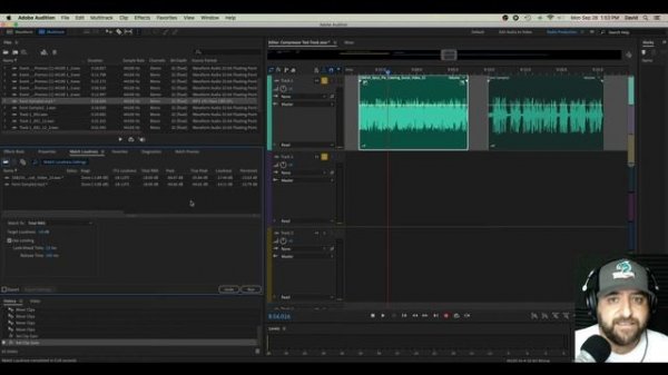 Match Loudness Tutorial for Adobe Audition CC.  LUFS Explained Simple!