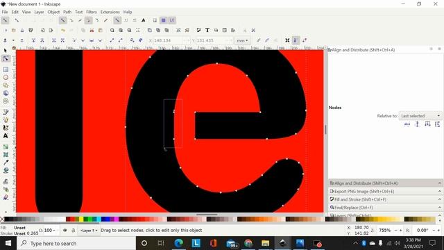 Inkscape Tutorial: Bridging Font & Cleaning Nodes for CNC Cutting смотреть онлайн