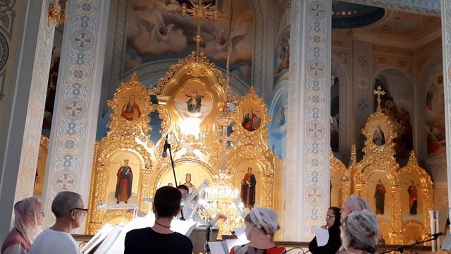 Великое славословие (распев Киево-Печерской Лавры), Тропари Воскресные. Регент Екатерина Артюхова. смотреть онлайн