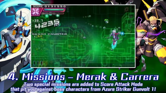 Azure Striker GUNVOLT 2 - Introduction to DLC смотреть онлайн