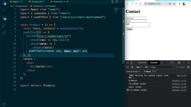 React hooks | 2-dars. useEffect (customHook, useFetch) смотреть онлайн