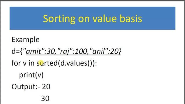 Dictionary In Python Part-2 смотреть онлайн