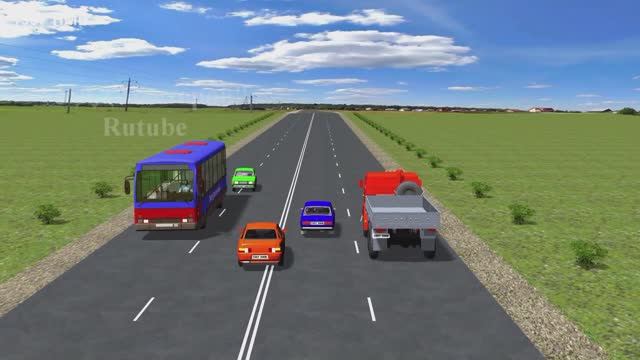 Расположение транспортных средств на проезжей части. смотреть онлайн