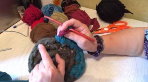 ?❤️???КОВРИК КРЮЧКОМ ИЗ СТАРЫХ ФУТБОЛОК/ЧАСТЬ 2