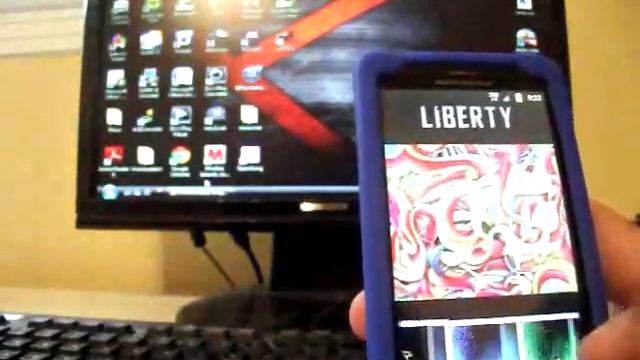 Liberty for Gingerbread V.8 Droid X 2.3.3 4.5.59 Install and Review смотреть онлайн