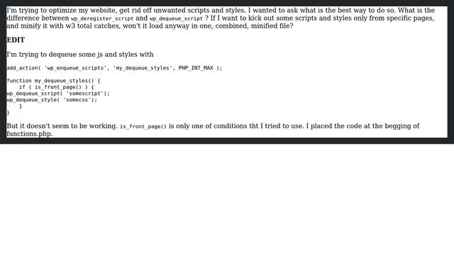 Wordpress: Optimizing WordPress's styles and scripts смотреть онлайн