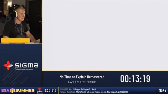#ESASummer18 - No Time to Explain Remastered [Any%] by WarDrumsGaming смотреть онлайн