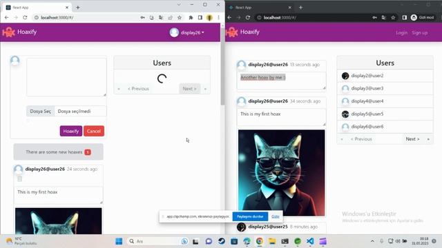 Hoaxify Project (Spring & React course by Başar Büyükkahraman) смотреть онлайн