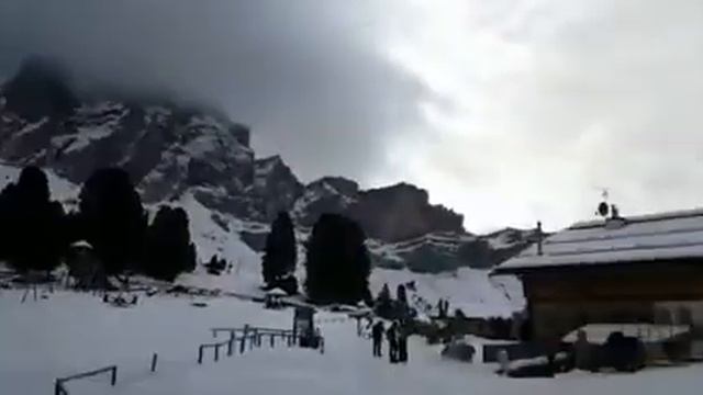 Val de Funes. Dolomiti. Зима! смотреть онлайн