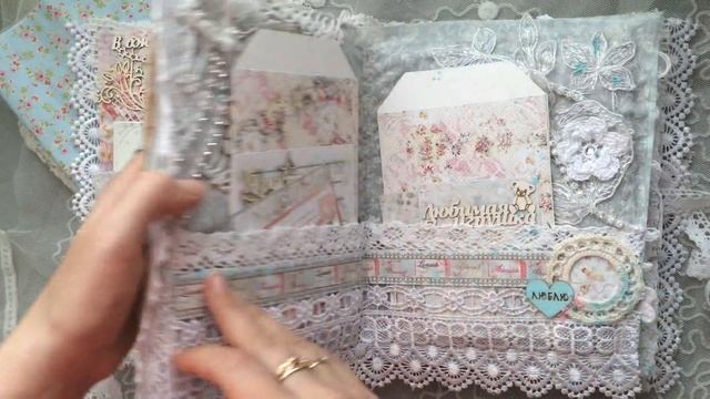 Шебби беби бук с использованием материалов Bee Shabby смотреть онлайн