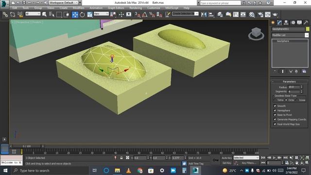 AutoCAD 3d max 2014/[part 30]making flush and place in bath... смотреть онлайн