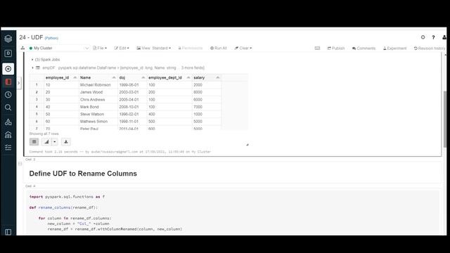 33. Databricks | Spark | Pyspark | UDF смотреть онлайн