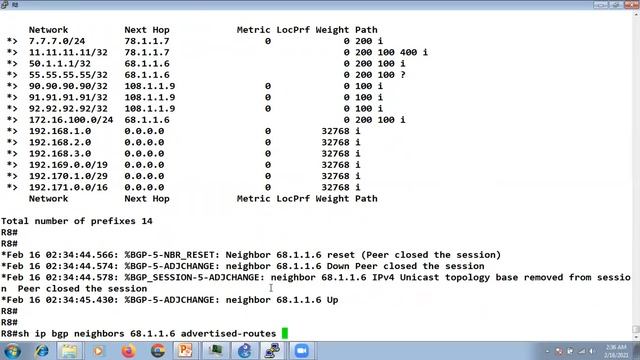 BGP Lecture 9 ( BGP ORF, BGP Filtering using prefix list, distribute-list & Route-maps) смотреть онлайн