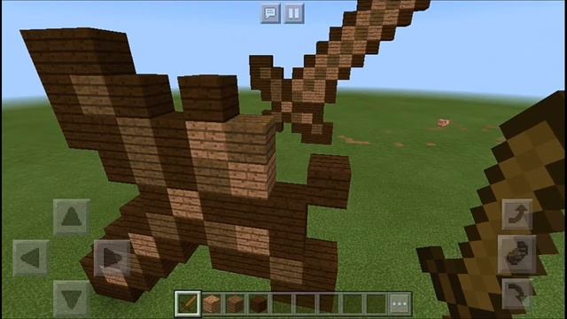 Как сделать меч из дерева в Minecraft смотреть онлайн