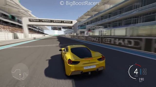 Forza Motorsport 6 Ferrari 488 GTB Yas Marina Gameplay смотреть онлайн