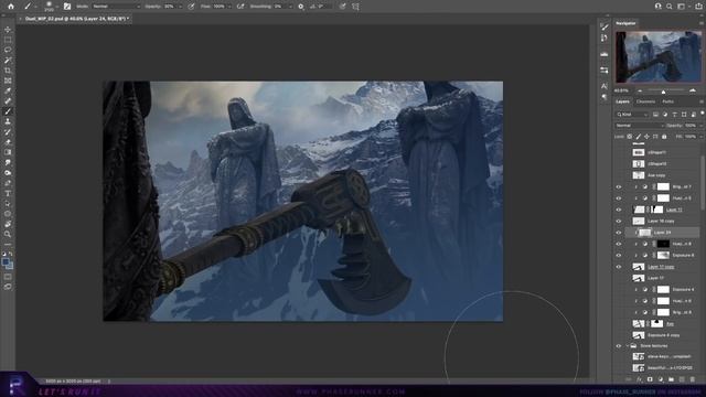 I created an EPIC DUEL in PHOTOSHOP! - Photo Manipulation смотреть онлайн